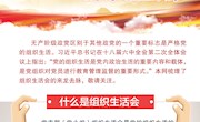一图读懂:组织生活会的来龙去脉