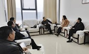 纪委书记顾有平与科技学院领导班子政治谈话