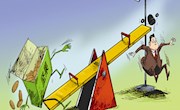廉政漫画：“龙门”列队送香榧 干果天价升复回